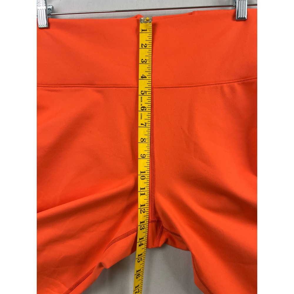 Fabletics PowerHold Leggings Womens 4X Orange High Rise 7/8 Compression Yoga - Picture 6 of 12